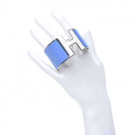 Hermes XL Clic Clac - Blue/White