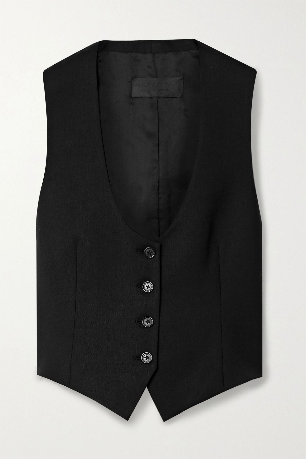Nili Lotan Black Colin Vest - Size 4