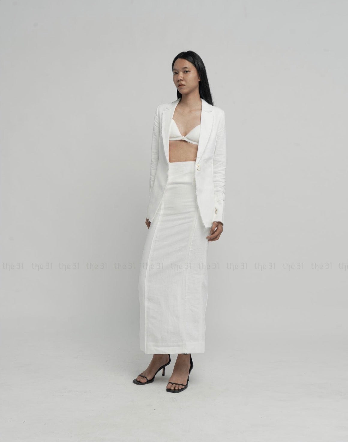 THE31 Official linen Bralette & Skirt Set - Size S