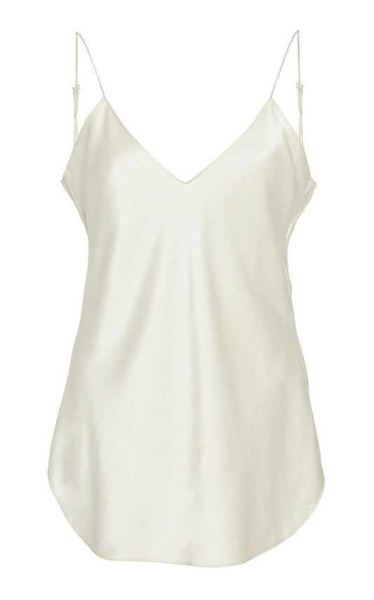 Nili lotan Isabella Silk Cami in Ivory Glow - Size Large