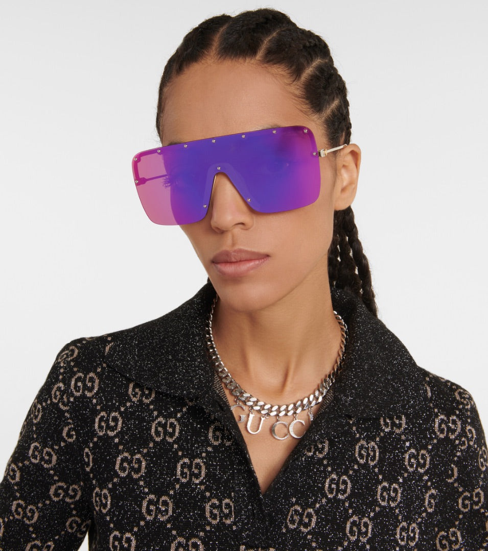 Gucci Square Aviator Sunglasses