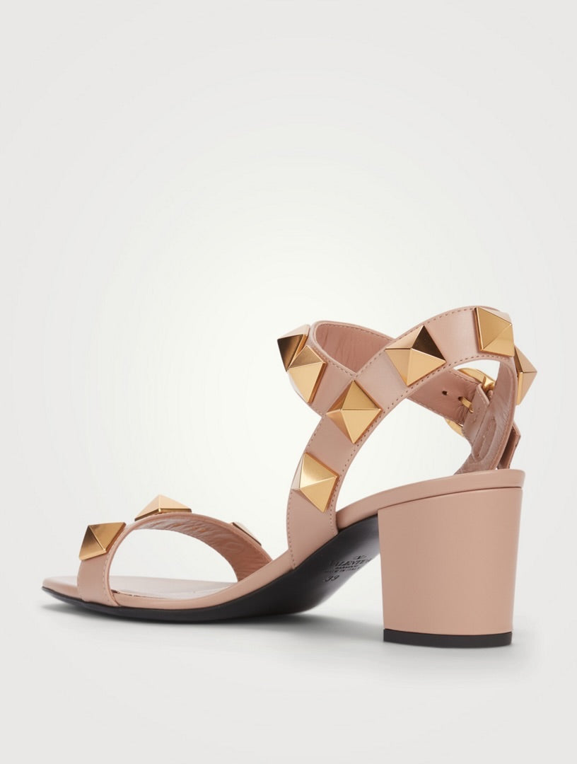Valentino Garvani Roman Stud Block Heel 37