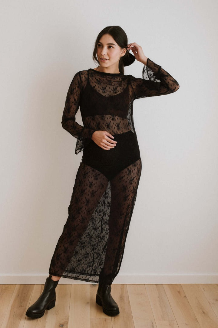 A Bronze Age Libby Lace Dress S