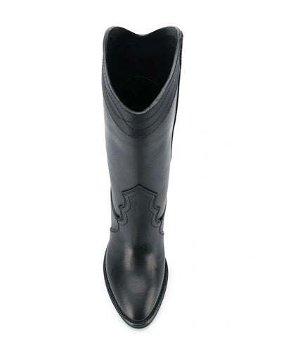 Saint Laurent Kate Western Boot 36 1/2