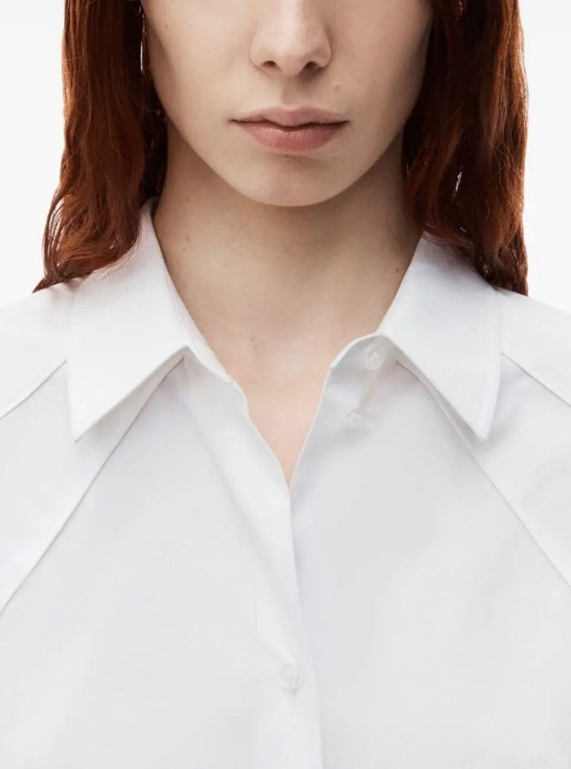Alexander Wang Short Sleeve Shirtdress XS