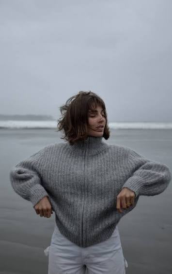 Bare Knitwear Nazca Zip up Jacket M/L