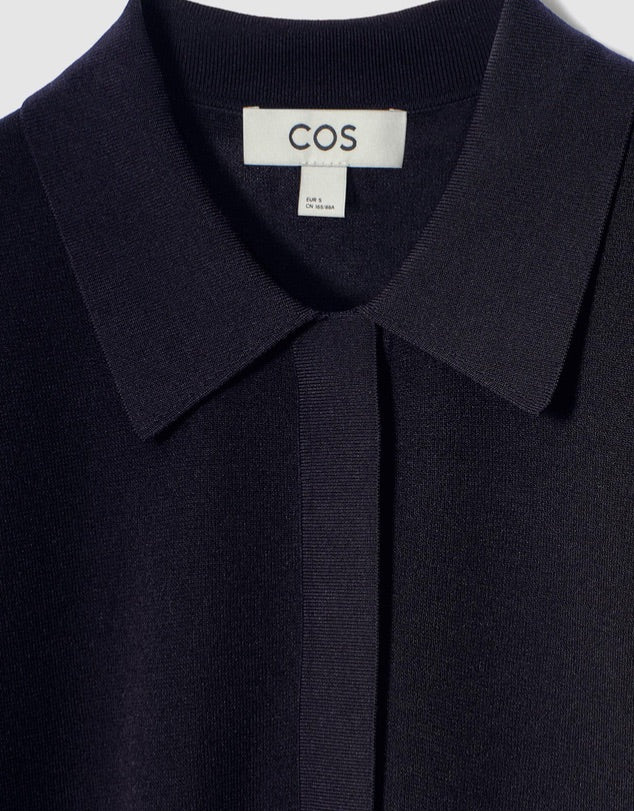 COS Knitted Polo S
