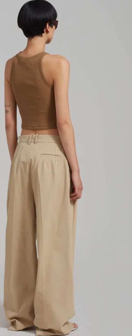The Frankie Shop Tansy Cotton Trouser XS