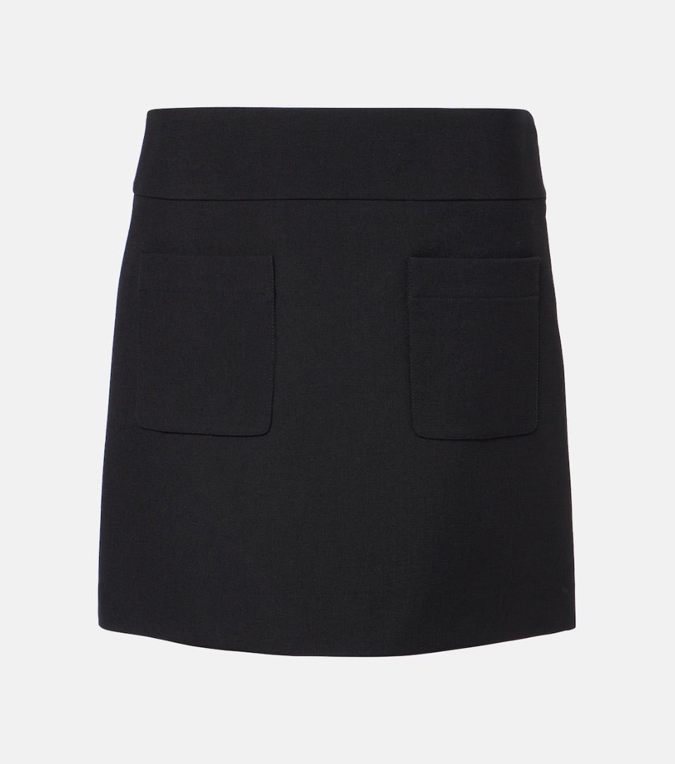 Chloe Wool Crepe Mini Skirt - Size 36