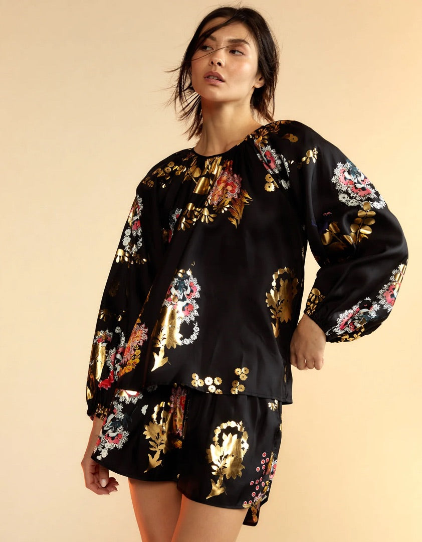 Cynthia Rowley Alice Silk Blouse - Size Small
