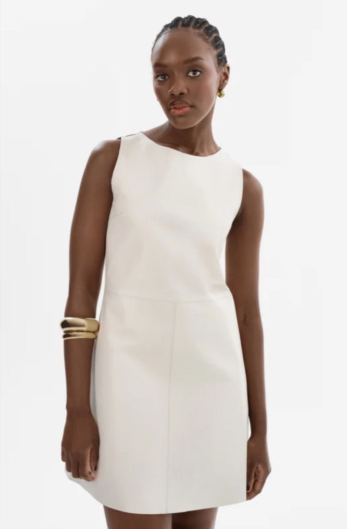 La Marque LOZANA | REVERSIBLE LEATHER DRESS - Size XS