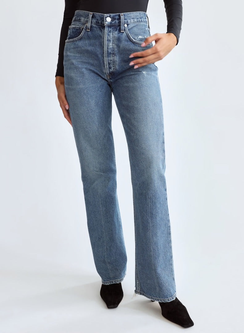 Citizens of Humanity Libby High-Waisted Bootcut Jeans - Size 24