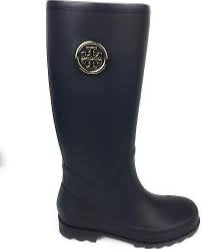 Tory Burch Sarah Tall Rain Boots - Size 8