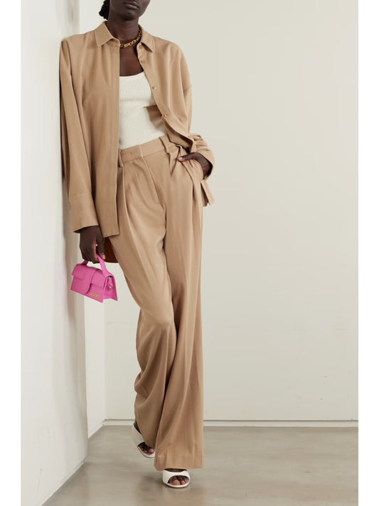 Staud Colton Twill Shirt - Size Small (Oversized)