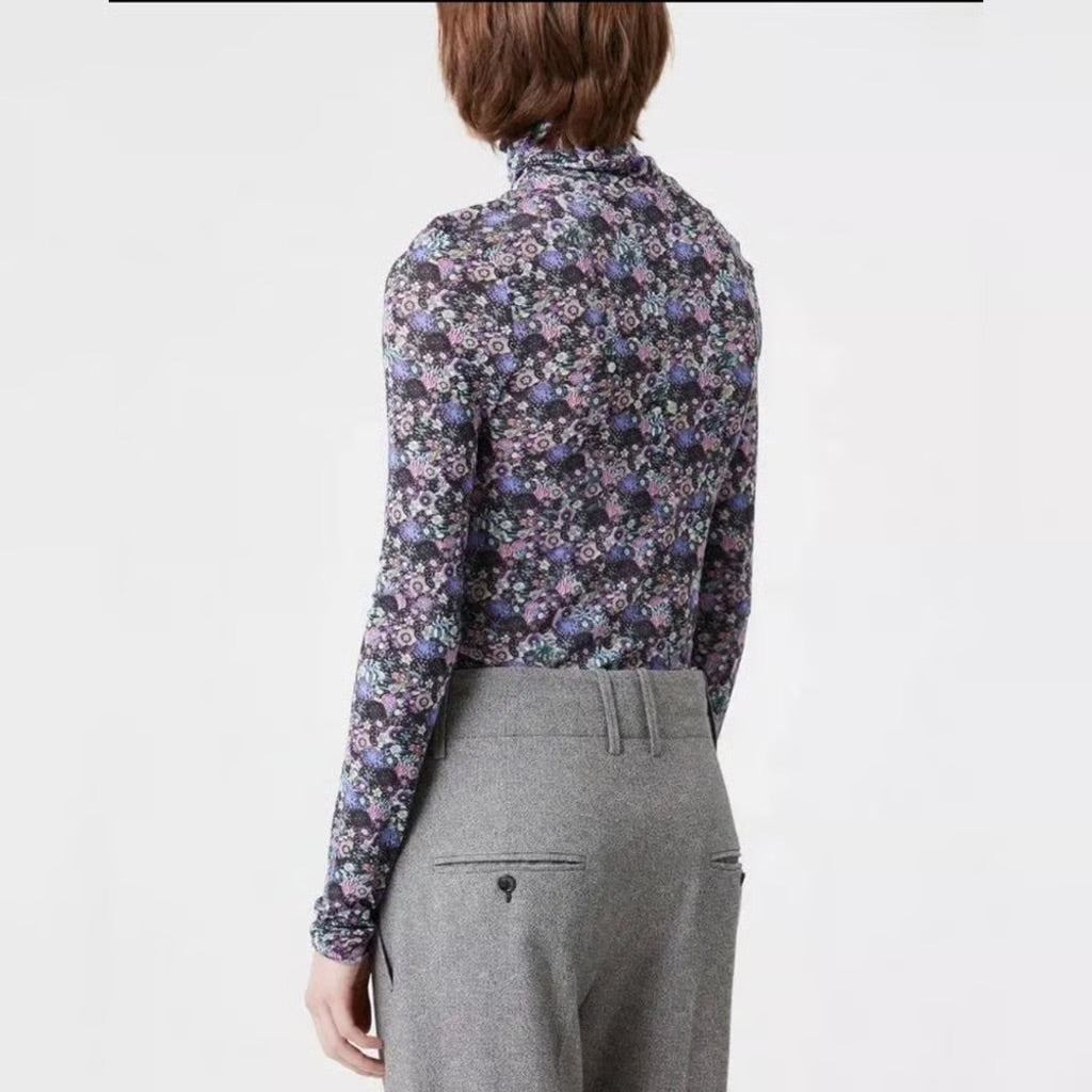 Isabel Marant Ladies Purple Joyela Roll Neck Top - Size 36