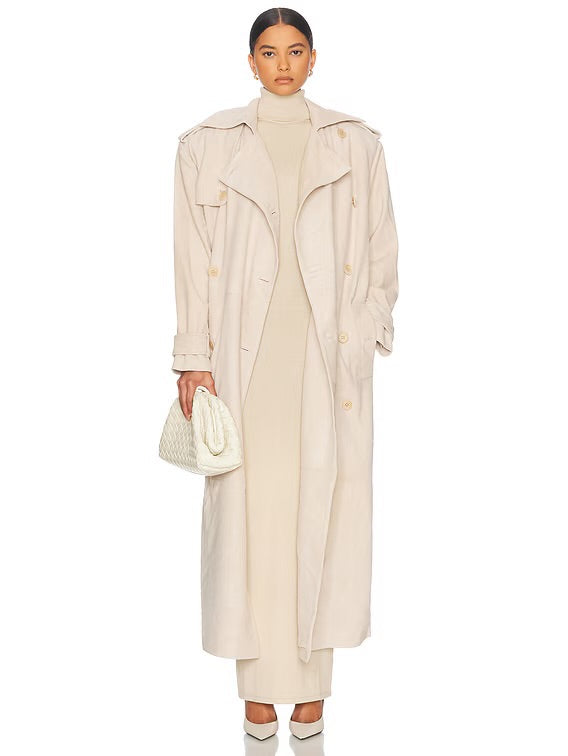 Helsa Aadi Knit Dress in Beige - Size Small