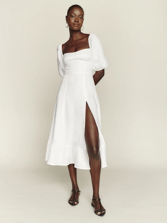 Reformation Belgium Linen Dress - Size 6