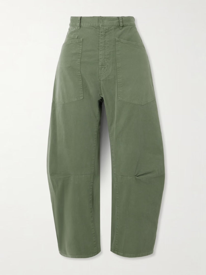 Nili Lotan Shon Pants in Green - Size 0