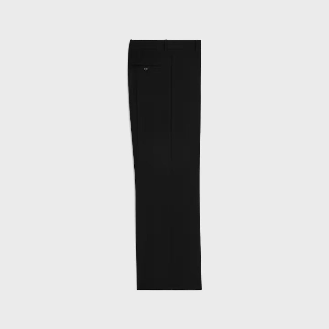 Celine Ethan Trousers In Wool Gabardine - Size 36