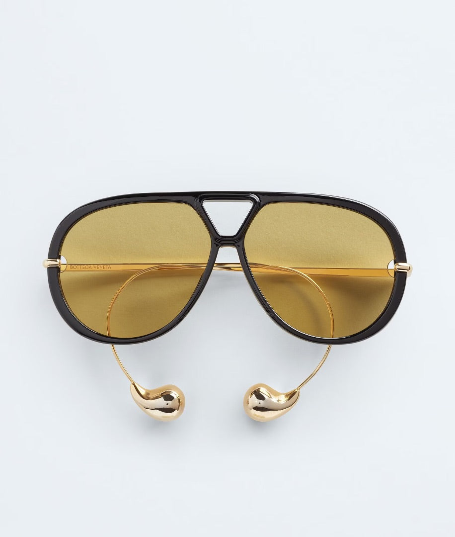 Bottega Veneta Drop Aviator Sunglasses