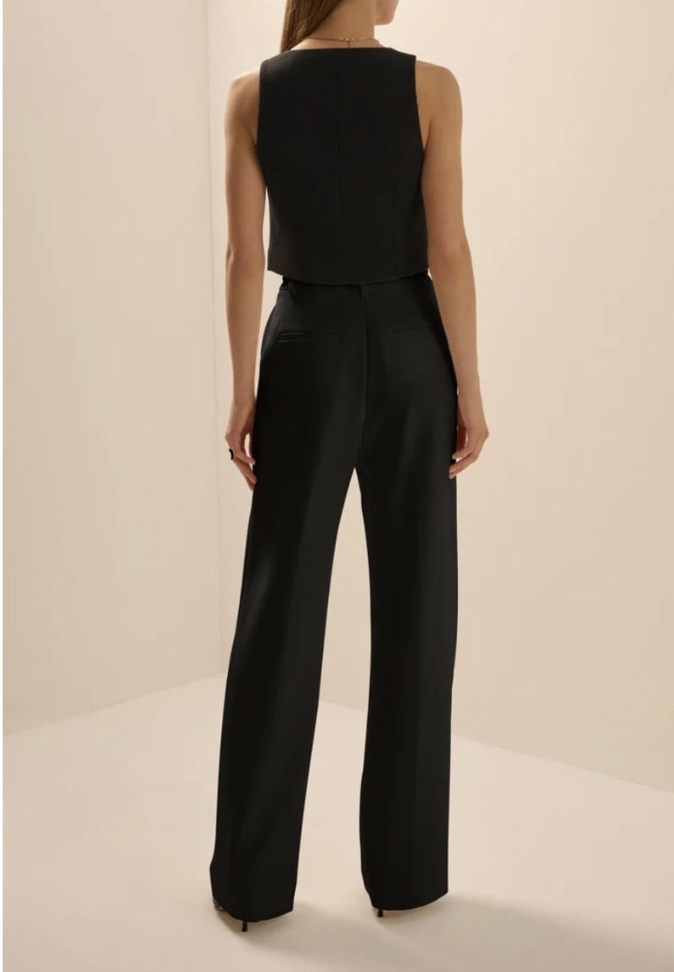 Favorite Daughter The Favorite Pant 32" in Black - Size 0 (XS)
