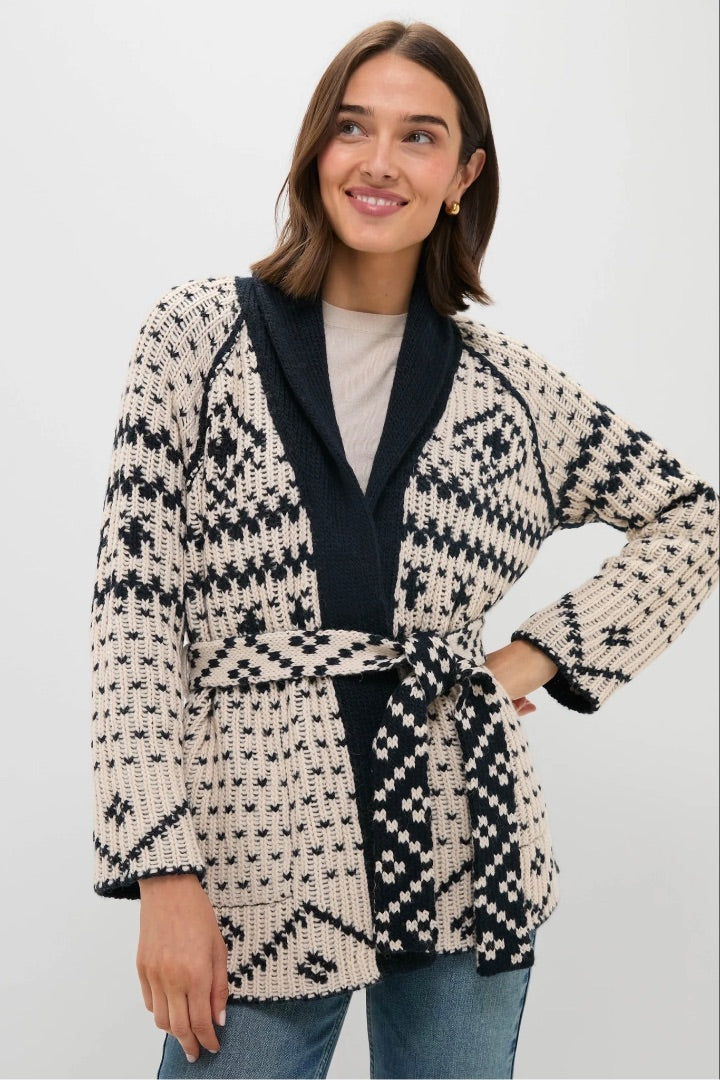 The Great Reversible Shepard Cardigan in Navy BNWT - XS