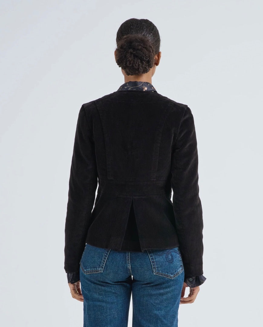 R13 Relaxed Cadet Jacket in Black - Size Small