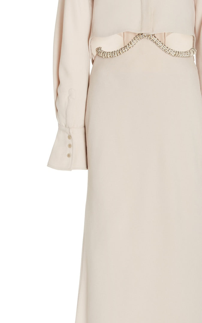 Simkhai Nikki Diamanté Midi Dress with Cutout 6