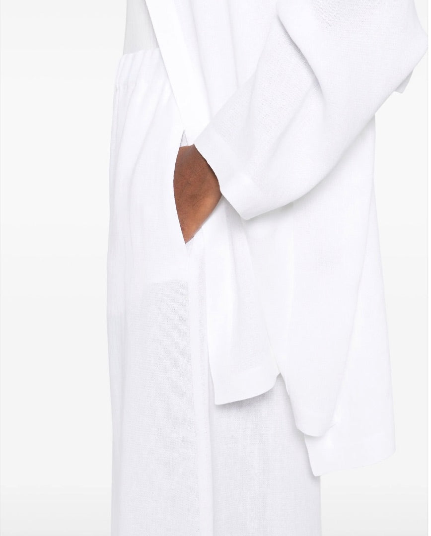 Dusan white Linen Trouser XS