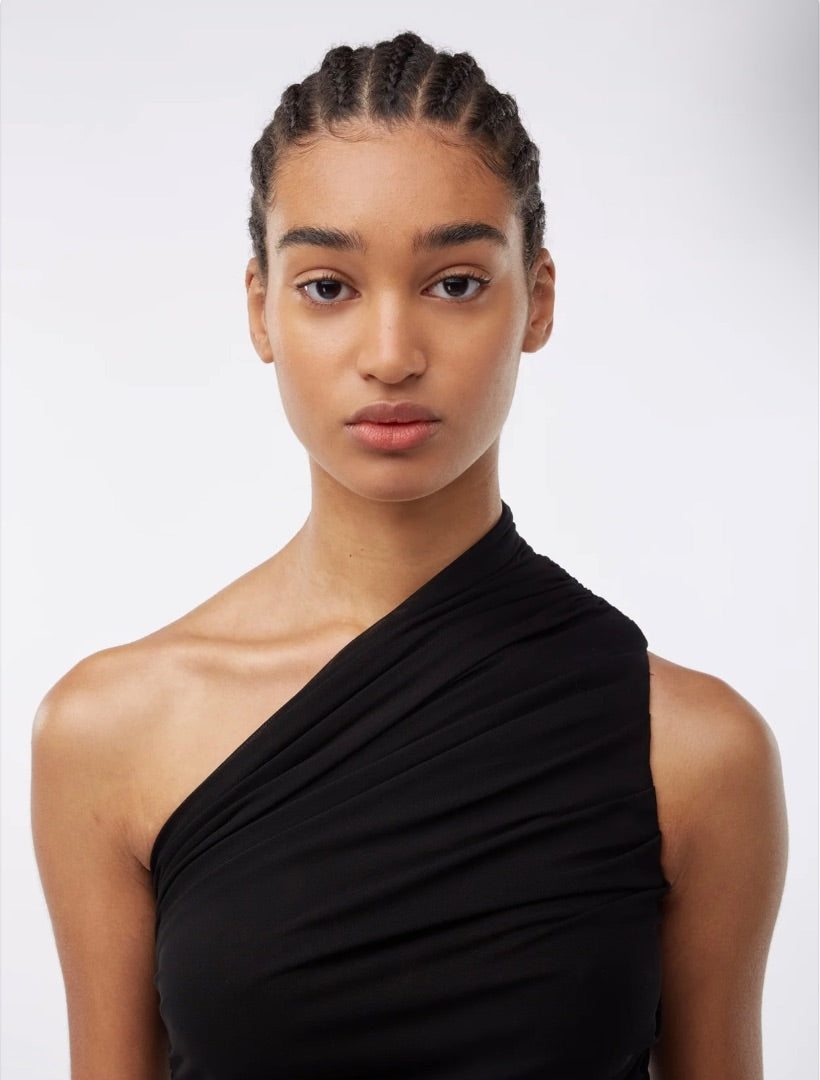 Gauge 81 IRA one shoulder draped jersey dress M