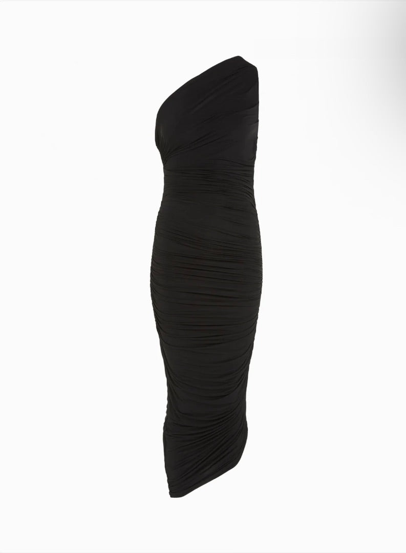 Gauge 81 IRA one shoulder draped jersey dress M