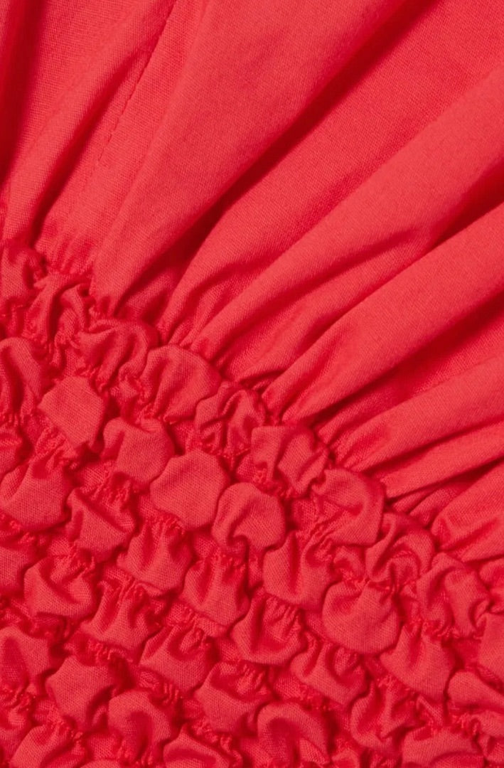 STAUD Jackson Dress Hibiscus M