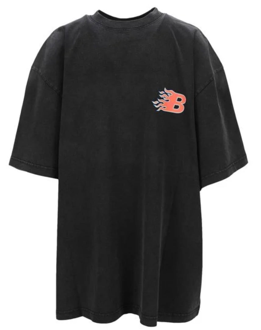 Balenciaga Flaming B Tee