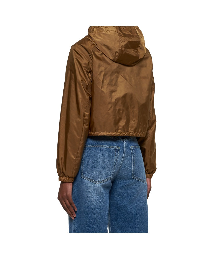 PRADA Re-Nylon Jacket Brown 38