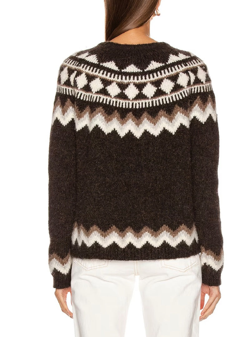 Nili Lotan Fair Isle Sweater Size XS/S