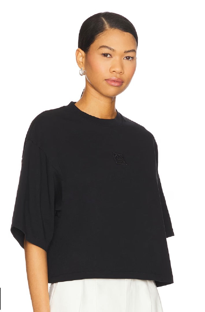 Anine Bing Myers Crop Tee S