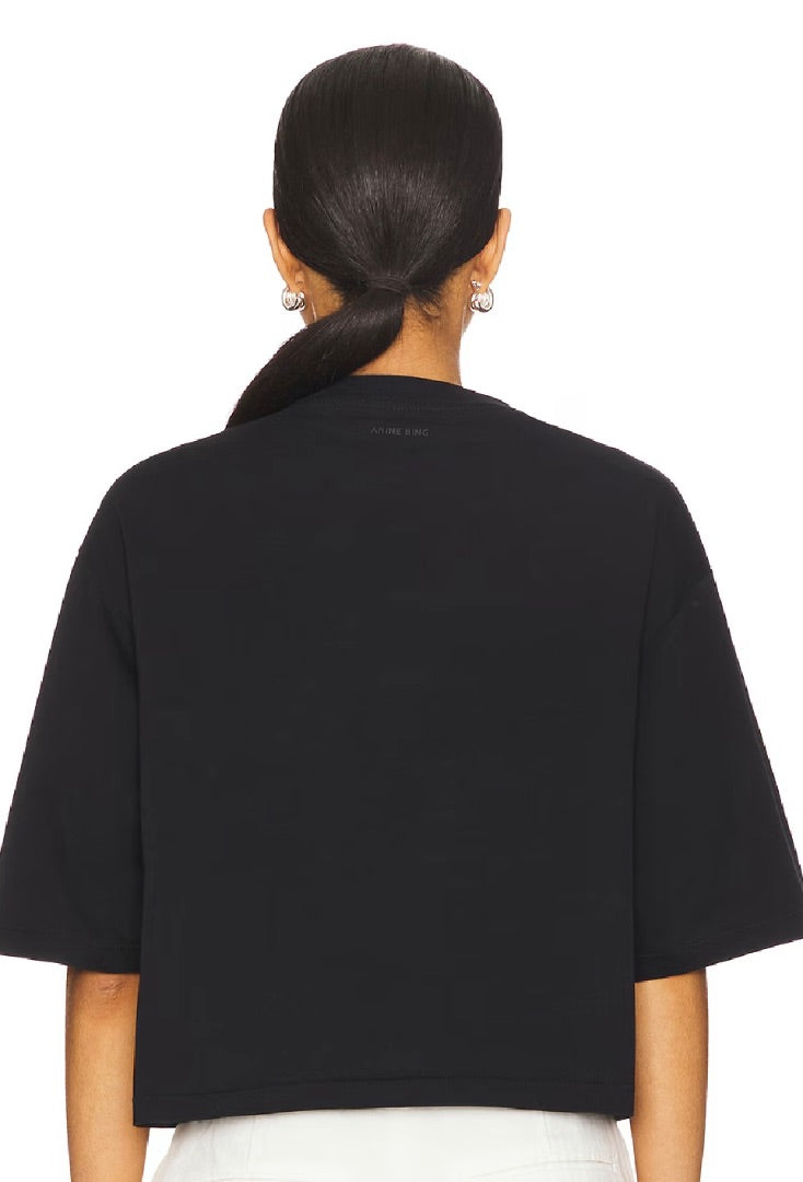 Anine Bing Myers Crop Tee S