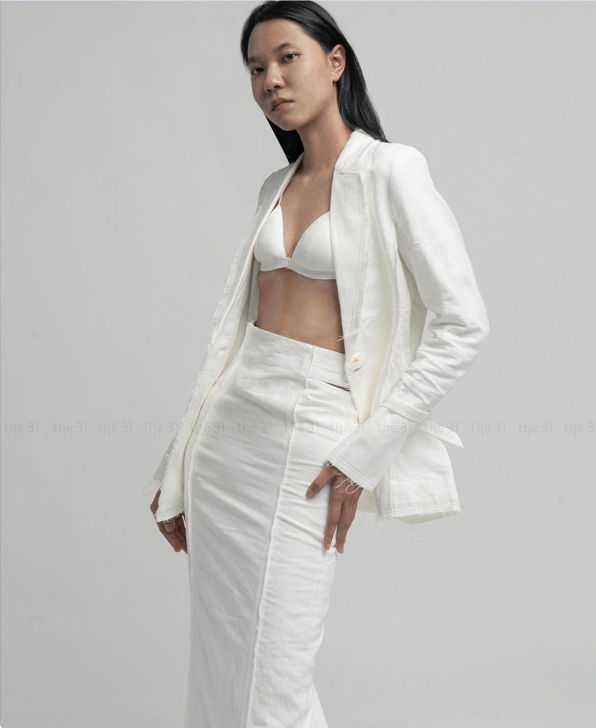 THE31 Official linen Bralette & Skirt Set - Size S