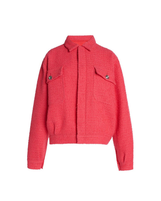 Giambattista Valli Relaxed Bouclé Jacket 
 - Size 38 (Fits like a S/M)