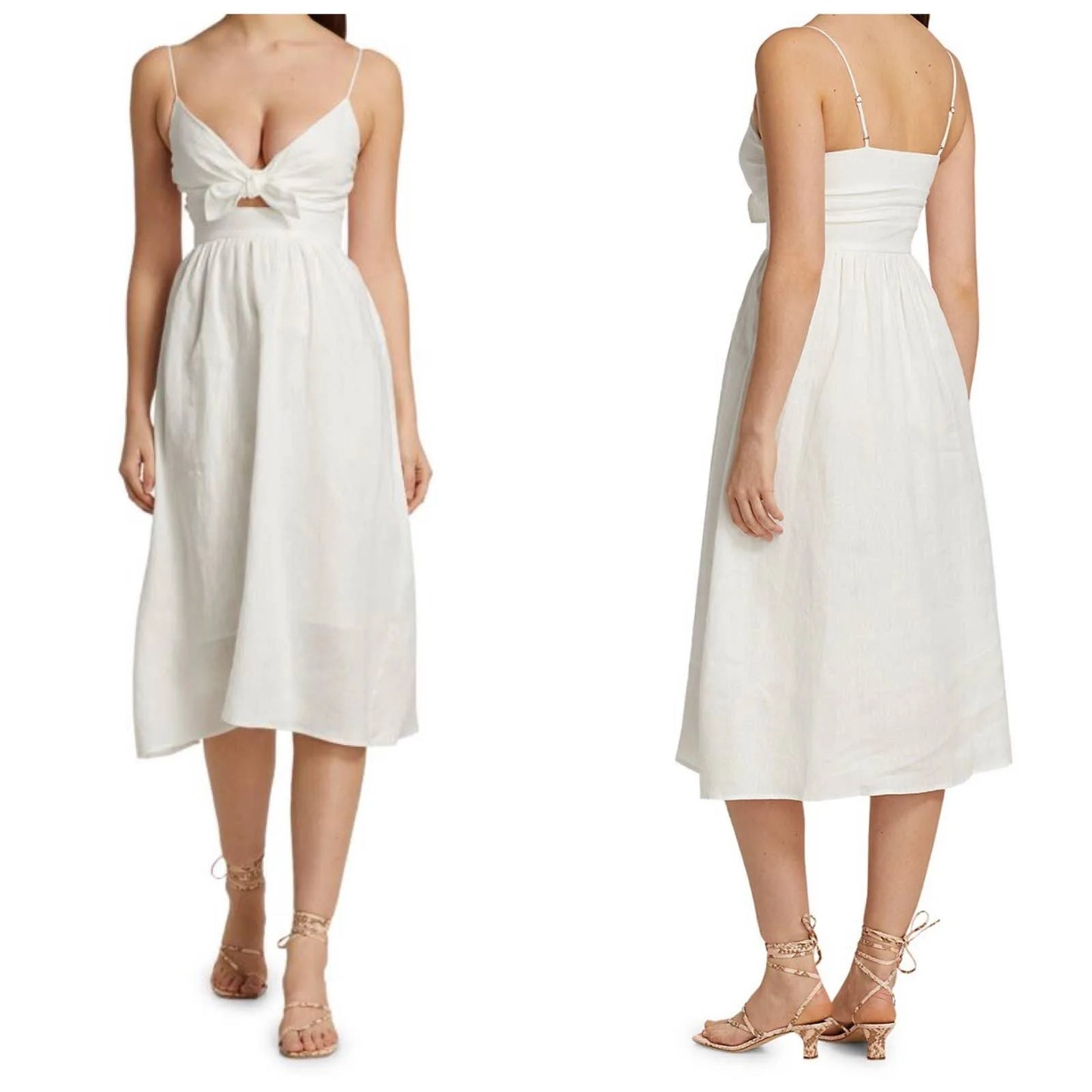 ALC Daniela Linen Dress Size 4