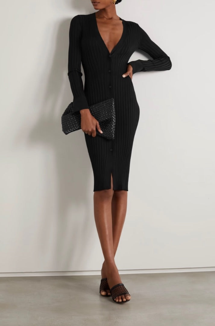 Galvan London Rhea Lounge Dress NWT S