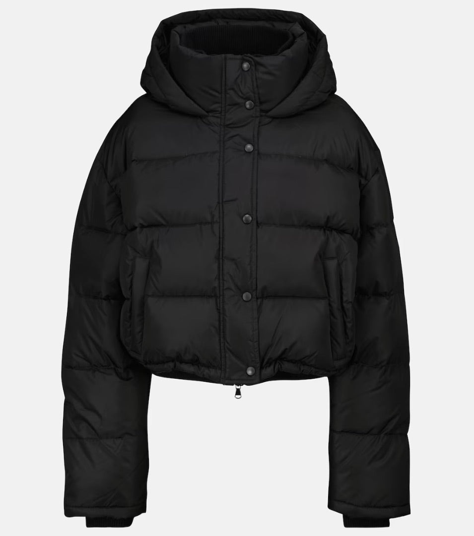 Wardrobe NYC Black Hooded Down Jacket XS
