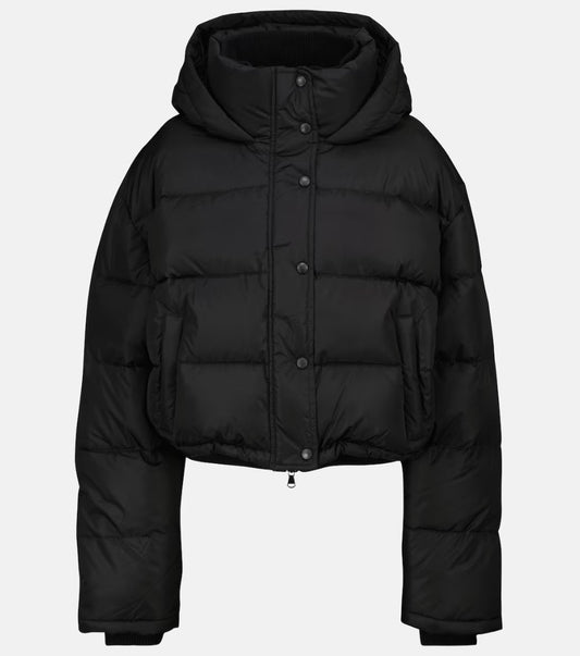 Wardrobe NYC Black Hooded Down Jacket XS