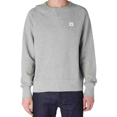 Acne Studios College Face Grey Sweatshirt XS