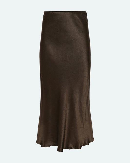 Minimum Valentinas Midi Skirt In Ivy 38