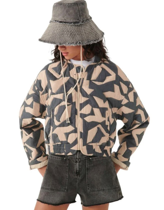 Ba&sh Pacino Quilted Bomber S