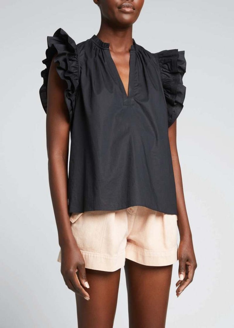 Ulla johnson Elena Top Black 4
