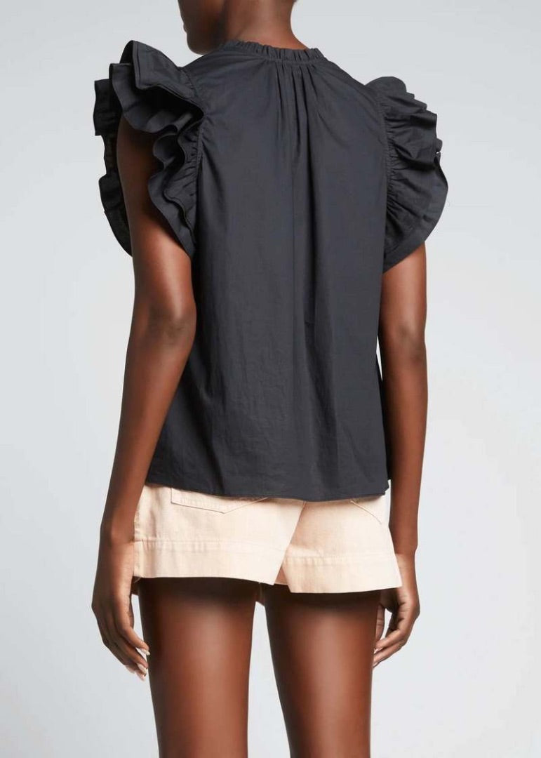 Ulla johnson Elena Top Black 4