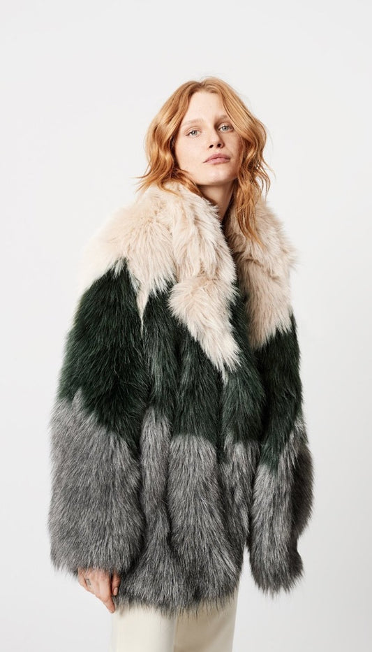 Smythe Faux Fur Coat S