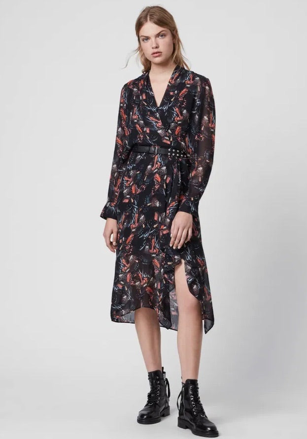 All Saints Valero Flutter Dress 6